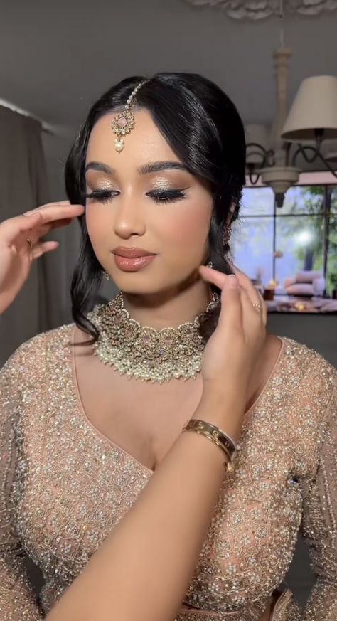 Pakistani Wedding Makeup, Bridal Makeup Pakistani, Nikkah Makeup, Soft Glam Wedding Makeup, Soft Glam Wedding, Soft Glam Bridal Makeup, Makeup Pakistani, Soft Glam Bridal, Glam Bridal Makeup