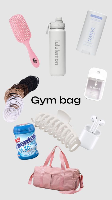 What to bring in your gym bag Gym Bag Necessities, Things To Put In Your Gym Bag, What To Bring In Your Gym Bag, Things To Bring To The Gym, Gym Necessities, What's In My Gym Bag, Workout Bag, What’s In My Gym Bag, Gym Essentials Woman