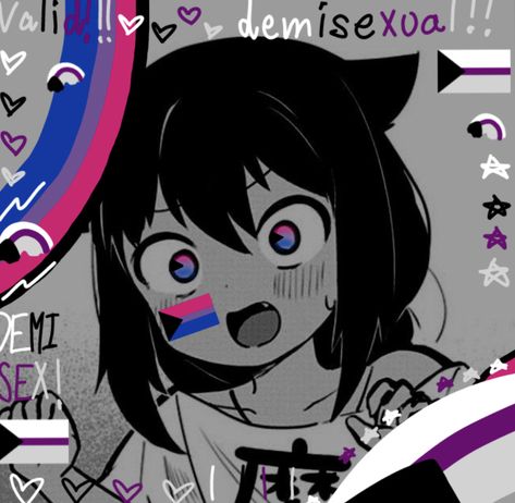 Demisexual Pfp, Demisexual Bisexual, Bi Pfp, Pfp Icons, Iphone, Anime, Quick Saves, Art