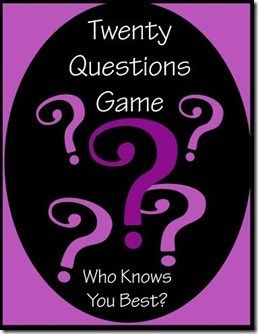 40th Birthday Party Games, 40th Birthday Party For Women, 50th Birthday Games, Birthday Questions, 40th Birthday Games, 50th Birthday Party For Women, Party Questions, Twenty Questions, Birthday Quiz