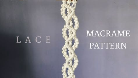 Macrame Lace Tutorial, Macrame Lace Pattern, Macrame Chain Tutorial, Intermediate Macrame Patterns, Macrame Bracelet Tutorial Step By Step, Macrame Stone Wrapping Tutorial, Makrama Tutorial Videos, Macrame Daisy Chain Tutorial, Macrame Square Knot