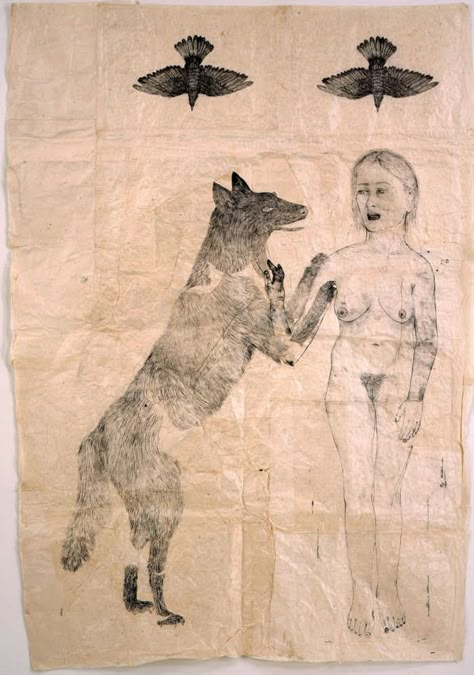 Kiki Smith Drawings, Meaningful Paintings, Female Experience, Kiki Smith, Contemporary Art Photography, Woman Artist, Scale Drawing, Lino Art, Collage Drawing