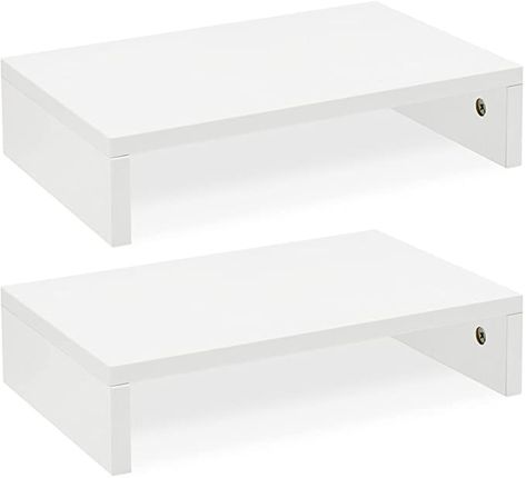 Computer Stand With Storage, White Desk Monitor Stand, White Monitor Stand, Ikea Monitor Stand, Desk Stand, Pc Stand, White Monitor, Laptop Stand For Desk, Ikea Stand