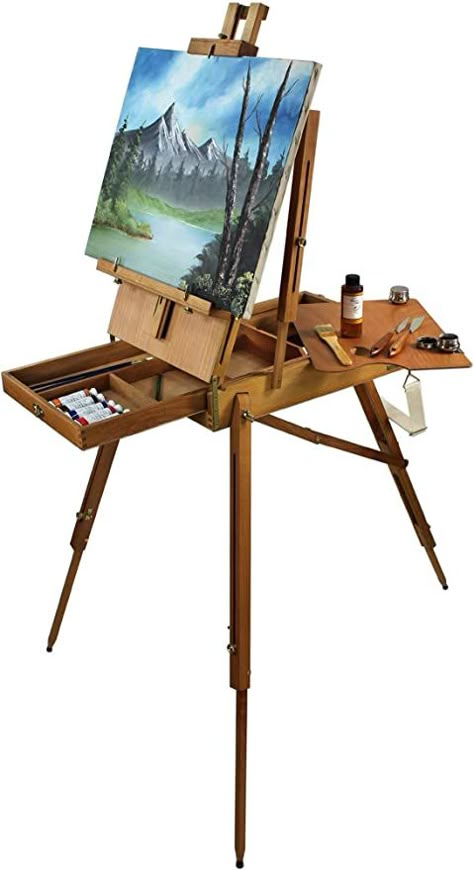 Diy Easel, Painting Easel, Sketch Box, Diy Water Fountain, Artist Easel, Easel Painting, Art Easel, Diy Water, Easels