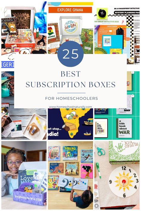 Best Subscription Boxes for Homeschoolers — Homeschool Naturally Cooking Science, Homeschool Gifts, Secular Homeschool, Montessori Teaching, Subscription Boxes For Kids, Best Subscription Boxes, Gift Subscription Boxes, History For Kids, Kids' Book