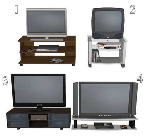 simetriasims: “ Sims 2 Faves - TVs 1 - IKEA Preorder Benno TV set 2 - Trottco 27″ MultiVid IV Television (Base Game) – Recolor 3 - 3t2 TV Moderate Flatscreen 4 - Flatronic Supervision (Aparntment Life preorder) ” Sims 2 Living Room Cc, Sims 2 Custom Content, Sims 4 Television Cc, Sims 2 Recolors, Ts2 Cc Furniture, Sims 2 Cc Furniture, Sims 4 Tv Cc, Sims 2 Mods, Sims 2 Furniture