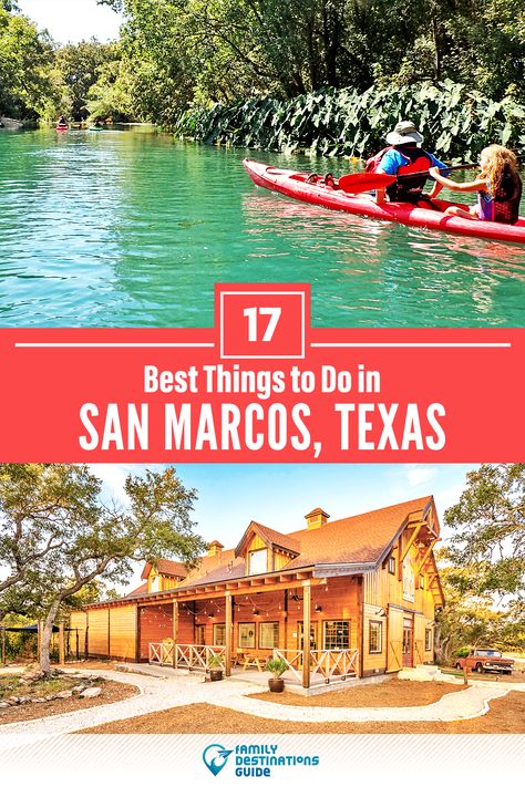 Want to see the most incredible things to do in San Marcos, TX? We’re FamilyDestinationsGuide, and we’re here to help: From unique activities to the coolest spots to check out, discover the BEST things to do in San Marcos, Texas - so you get memories that last a lifetime! #sanmarcos #sanmarcosthingstodo #sanmarcosactivities #sanmarcosplacestogo Things To Do In San Marcos Texas, What To Do In San Antonio Texas, Texas Vacation Spots, Weekend In Austin, San Marcos Texas, Sister Trip, Texas Vacation, Texas Places, Texas Vacations