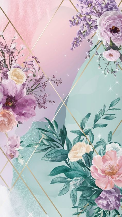 Transform your iPhone background with our 'Pastel Dreamscape' wallpaper, featuring a harmonious blend of soft pinks, lavenders, mint greens, and baby blues. This aesthetic design incorporates delicate floral patterns, subtle geometric shapes, and dreamy watercolor-like textures to evoke a sense of calm, elegance, and tranquility. Perfect for the sophisticated and stylish user, it also includes a touch of whimsy with glimmering highlights and gentle gradient effects. Pink And Mint Aesthetic, Pastel Pink Lockscreen, Aesthetic Calm Wallpaper, Dreamscape Wallpaper, Wallpapers Girly, Mint Green Wallpaper, School Scrapbook Layouts, Dreamy Watercolor, Vintage Paper Printable