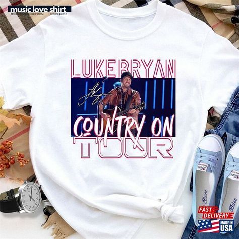 Luke Bryan Country On Tour 2023 Signature Shirt Music Concert Sweatshirt T-Shirt Check more at https://musicloveshirt.com/product/luke-bryan-country-on-tour-2023-signature-shirt-music-concert-sweatshirt-t-shirt/ Concert Hoodie, Luke Bryan, Concert Shirts, Under The Lights, Music Concert, Love Shirt, Music Love, Black Shirt, Unisex T Shirt