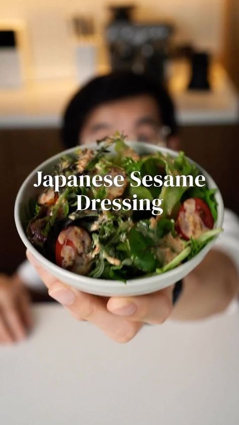 Food52 on Reels | food52 · Original audio Japanese Dressing, Roasted Sesame Dressing, Sesame Dressing, Crispy Tofu, Bon Appetite, Japanese Dishes, Asian Cooking, Wine And Dine, Instagram Food