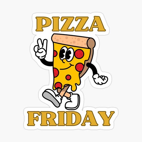 Get my art printed on awesome products. Support me at Redbubble #RBandME: https://www.redbubble.com/i/sticker/Pizza-Friday-by-Neos-Clothing/161956773.EJUG5?asc=u Pizza Friday, Clothing Logo, Journal Gift, Anime Music, Mask For Kids, Baby Tshirts, Hardcover Journals, Tops For Leggings, Gifts For Teens