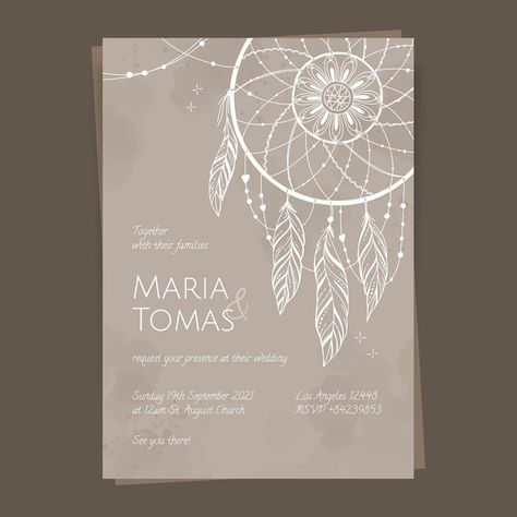 Open House Party Invitations, Boho Style Wedding Invitations, Mandala Wedding Invitation, Christmas Open House Invitations, Boho Vector, Mandala Wedding, Open House Invitation, Boho Invitations, Rose Wedding Invitations