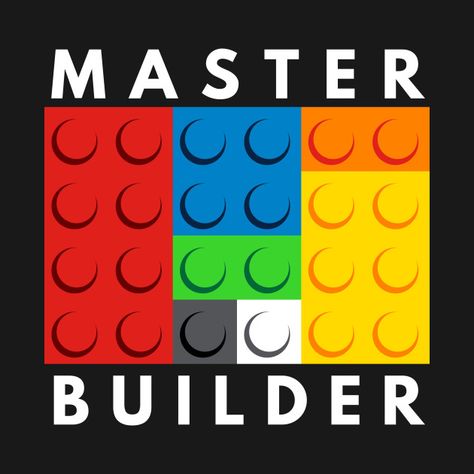 Check out this awesome 'Master+Builder' design on @TeePublic! Lego Land Tshirt Ideas, Lego Builder Sign, Lego Shirts Vinyl, Master Builder Lego Shirt, Lego Tumbler, Lego T Shirt, Lego Shirts, Lego Poster, Lego Bedroom