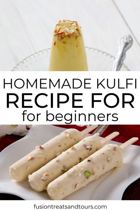 Check out this kulfi recipe video. Easy homemade kulfi condensed milk recipe. Learn how to make mango kulfi. Pakistani desserts. Easy Kulfi Recipe Condensed Milk, Kulfi Recipe Condensed Milk, Kulfi Recipe Video, Kulfi Recipe Easy, Mango Kulfi Recipe, Recipe With Mango, Pakistani Foods, Pakistani Desserts, Condensed Milk Recipe