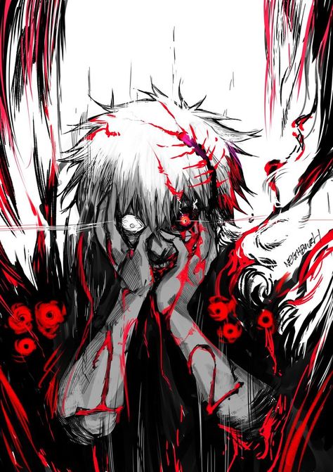 I Am A Ghoul, Tokyo Ghoul Drawing, Sui Ishida, Spray Paint Canvas, Tokyo Ghoul Wallpapers, Ken Tokyo Ghoul, Tokyo Ghoul Manga, Cartoon Character Tattoos, Tokyo Ghoul Kaneki