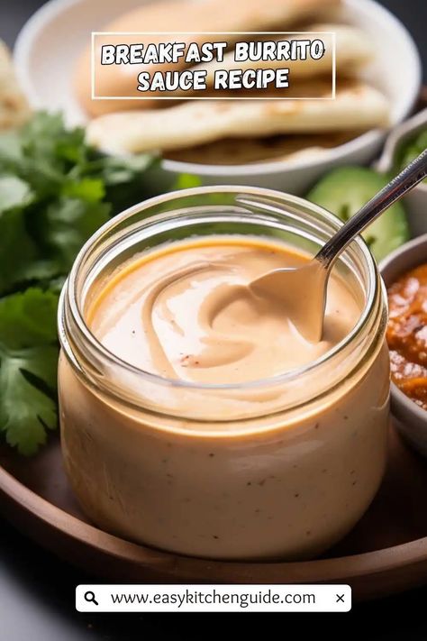 Breakfast Burrito Dipping Sauce, Breakfast Dipping Sauce, Breakfast Taco Sauce, Burger King Breakfast Burrito Sauce, Breakfast Burrito Cheese Sauce, Homemade Burrito Sauce, Cheese Sauce For Breakfast Burritos, Sauce For Breakfast Burritos, Breakfast Burrito Sauce Recipe