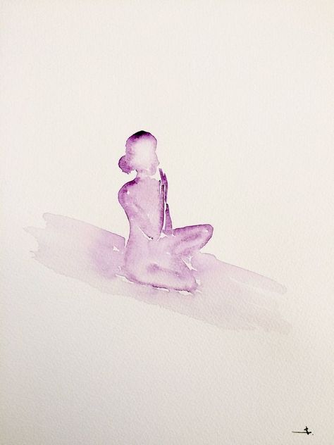 Lotus Asana, Yoga Watercolor, Yoga Art Painting, Gymnastics Wallpaper, Lotus Meditation, Yoga Website, Yoga Thoughts, Reiki Yoga, Yoga Poses Photography