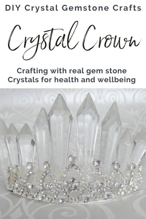 Game Of Thrones Crystal Gemstone Crown — CraftBits.com Diy Crystal Crown, Chocolate Fountain Wedding, Diy Crystal Crafts, Fountain Wedding, Craft Patterns Free, Crystals Rose Quartz, Victorian Theme, Crystal Crown Tiaras, Love Potions