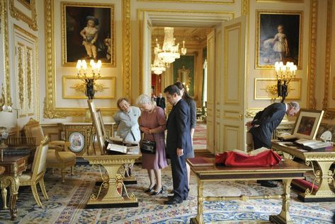 Inside the Queen’s majestic second home Windsor Castle, including ornate gold furnishings, embroidered carpets and lots of family pics – The Sun Inside Windsor Castle, St Georges Hall, King George Iv, Castle Estate, State Room, Royal Collection Trust, Palace Interior, Queen Pictures, Second Home