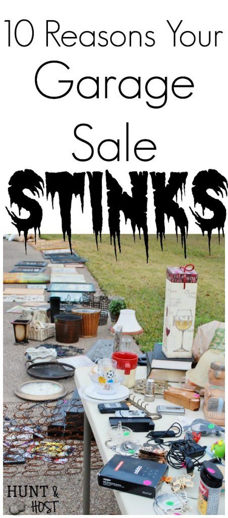 Reasons your garage sale stinks and how to have the best garage sale ever. Yard Sale Display, Yard Sale Hacks, Yard Sale Organization, Garage Sale Organization, Garage Sale Tips, Yard Sale Signs, Garage Sale Signs, Yard Sale Pricing, Thrift Store Diy