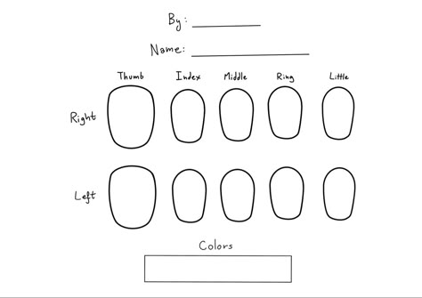 Free nail template for your designs Blank Nail Drawing Template, Almond Nails Outline Design, Blank Nails For Drawing, Blank Nail Design Sheet, Nail Art Template Blank, Nail Idea Template, Nail Sketch Template, Black Nail Template, Nail Outline Drawing