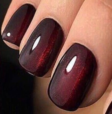 Deep Red Nails, Unghie Sfumate, Wine Nails, 2024 Nails, Nails Winter, Really Cute Nails, Cat Eye Nails, Nail Nail, Oval Nails