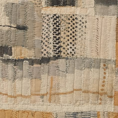 Matthew Harris, Graphic Score, Fiber Art Wall Hanging, Textile Art Embroidery, Abstract Words, Slow Stitching, Contemporary Art Gallery, Textile Artists, Fabric Art