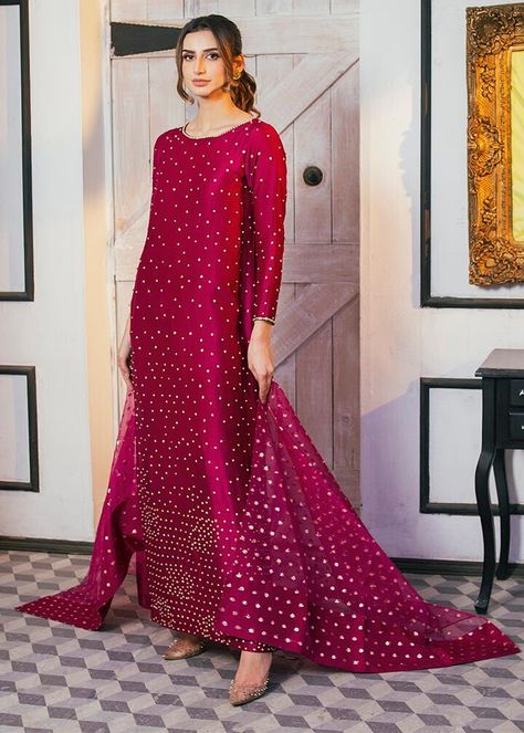 Silk Floor Length Dress, Ladies Frock Design, Organza Styles, Heavy Dupatta, Pakistani Formal Dresses, Silk Pant, Pink Silk Dress, Shirt Korean, Floor Length Dress