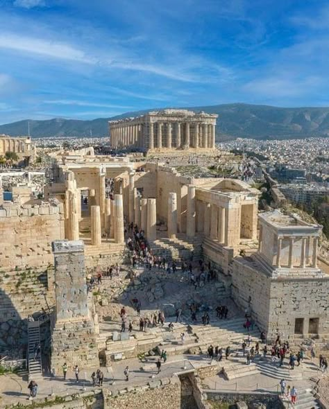 Acropolis Of Athens, Athens Acropolis, The Acropolis, Ancient Buildings, Acropolis, Ancient Architecture, Athens Greece, City Aesthetic, Ancient Greece