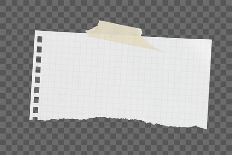 Grid Png, Ripped Paper Png, Paper Wall Decoration, Paper Ripped, Ripped Paper, Sticky Note Planner, Paper Note, Grid Paper, Torn Paper