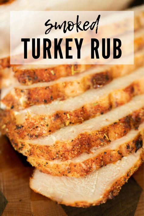 Smoked Turkey Seasoning Rub Thanksgiving, Dry Rub For Smoked Turkey, Smoked Turkey In Electric Smoker, Smoked Turkey Electric Smoker, Smoked Turkey Rub Recipes, Smoked Turkey Cooking Time, Smoked Turkey Rub, Turkey Rub Recipes, Turkey Rub