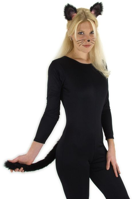 Cute and simple costume Affordable Halloween Costumes, Black Cat Ears Headband, Black Cat Ears, Cat Costume Kids, Cat Ears And Tail, Black Cat Costumes, Cheap Halloween Costumes, Ears And Tail, Halloween Costumes For 3