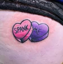 Brat Tattoos For Women, Brats Tattoo, Me Tattoo Ideas, Me Tattoo, Tattoo Designs For Girls, Candy Hearts, Hip Tattoo, Heart Candy, Tattoos With Meaning