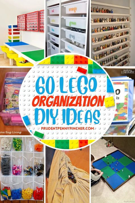 From DIY IKEA lego tables to DIY Minifigure lego display shelves, there are plenty of the best lego storage ideas to choose from for inspiration. These genius lego organization ideas will make lego brick clean up a breeze and make a great addition to your play area in the living room or kids rooms. There are ideas for small spaces and large spaces so there's something for everyone. You will find DIY Lego storage solutions for sets and by color. Lego Mario Display Ideas, Lego Set Storage, Best Lego Storage Ideas, Lego Organization Ideas, Diy Lego Storage, Best Lego Storage, Lego Display Shelves, Diy Lego Wall, Ikea Lego