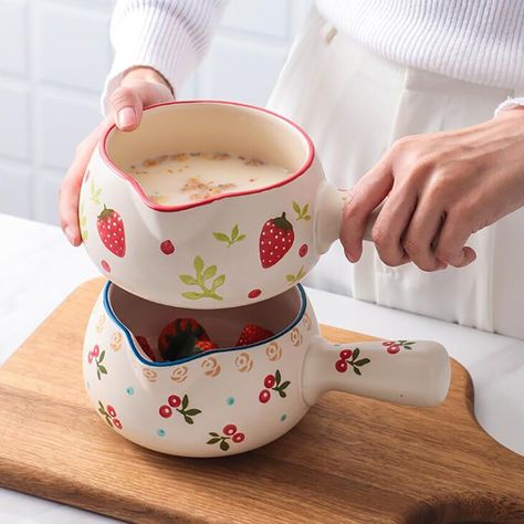 Cheap Soup, Dishes Sets, Ceramic Strawberry, Ceramic Sun, Kitchen Decor Collections, Soup Stock, Ceramic Cookware Set, Ceramics Pottery Bowls, Milk Pan