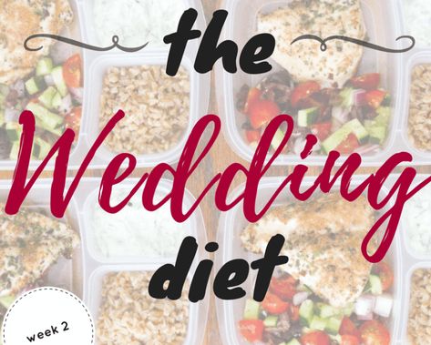 The Wedding Diet Meal Plan: Week 2 - Ally's Cooking Easy Diet Meal Plan, Wedding Diet Meal Plan, Meal Plan Week, Wedding Diet, Overnight Oat, Smoothie Detox, Calorie Meal Plan, Makanan Diet, Diet Vegetarian