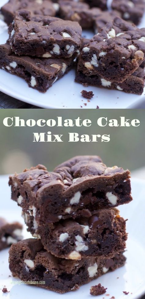 Chocolate Cake Mix Bars, Chocolate Cake Mix Desserts, Dessert To Feed A Crowd, Super Easy Dessert, Cake Mix Bars, Cake Mix Cookie, Chocolate Cookie Bars, Cake Mix Cookie Bars, Mississippi Mud Pie