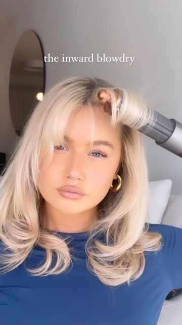 Short Hair Blow Dry, Sophie Murray, Hair Blow Dry, Blow Dry Hair, Hairstyles For Layered Hair, Blonde Hair Inspiration, Rachel Green, Aesthetic Hair, Blow Dry