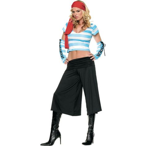 mr smee costume | Adult Women Pirate Costume Mr Smee Costume, Smee Costume, Mr Smee, Pirate Fancy Dress, Prisoner Costume, Female Pirate Costume, Blue And White Striped Shirt, Costume Store, Leg Avenue