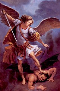 Catholic Prayers: PRAYER AGAINST EVERY EVIL Chaplet Of St Michael, St Michael Prayer, Real Angels, Spiritual Warfare Prayers, Angel Warrior, Ange Demon, San Michele, Angels Among Us, Archangel Michael