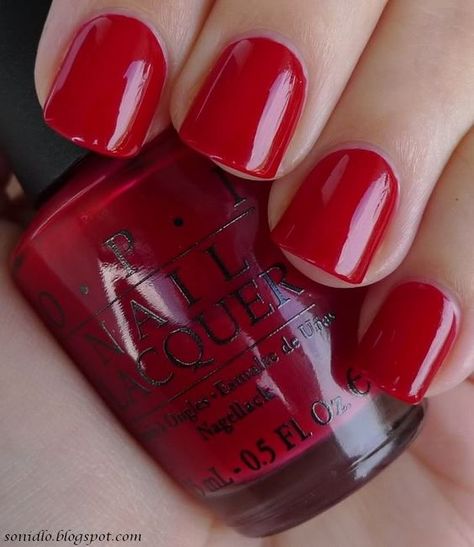 opi vodka and caviar Opi Big Apple Red, Opi Polish, Opi Nail Colors, Pretty Nail Colors, Polish Ideas, Nails Colors, Red Nail Polish, Red Nail, Opi Nail Polish