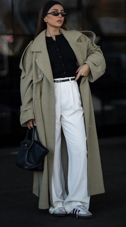 Trenchcoat Style, Trench Outfit, Old Money Fashion, Money Fashion, Winter Fashion Outfits Casual, Women Overcoat, Stylish Work Outfits, Stevie Nicks, Autumn Outfit