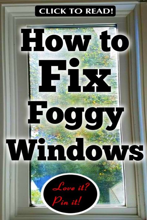 Window Repair Diy, Foggy Window, Window Condensation, Wooden Window Frames, Double Pane Windows, Window Repair, Home Fix, Diy Window, Diy Home Repair