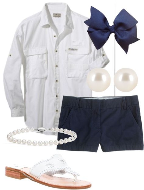 "Fishing Shirt-Cute" by alexkay98 ❤ liked on Polyvore Magellan Outfit Women, Southern Preppy, Preppy Southern, Outfit Women, Fishing Shirts, Be Unique, College Outfits, Playing Dress Up, Spring Summer Outfits