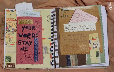 Love Letters | Art Journal | Flickr - Photo Sharing! Pretty Journals, Cool Journals, Art Journal Therapy, Diary Ideas, Art Diary, Bullet Journal Inspo, Arte Sketchbook, Sketchbook Journaling, Journal Diary