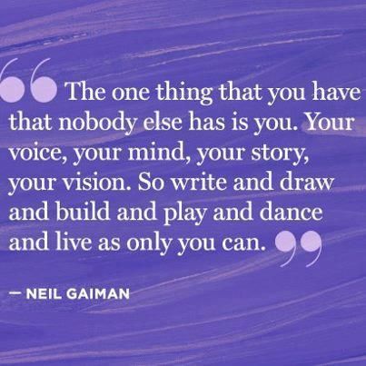 The one thing you have as a writer that no one else has--your voice. Neil Gaiman Quotes, Kafka Quotes, Calling Quotes, Oprah Winfrey Quotes, Your Calling, This Is Your Life, Creativity Quotes, Neil Gaiman, The Subject