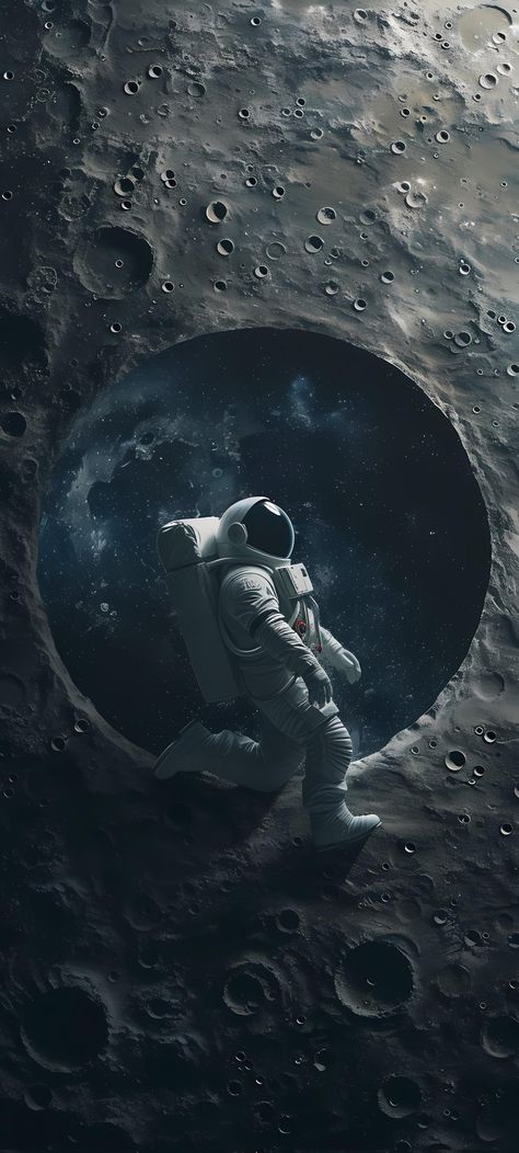 Astronaut Wallpaper Iphone, Wallpaper For Ios, Moon Astronaut, Astronaut Illustration, Space Iphone Wallpaper, Iphone Wallpaper Hd, Lunar Surface, 4k Wallpaper Iphone, Android Wallpaper Art