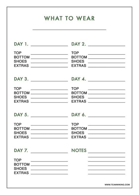 Download Hej Doll Outfit Planner | 15 Printable Organization Sheets to Help Get Your Life Together | POPSUGAR Smart Living Photo 15 Outfit Planner Printable, Travel Outfit Planner, Wardrobe Planner, Outfit Planner, Online Planner, Packing List For Vacation, Packing Checklist, Outfit Plan, Vacation Planner