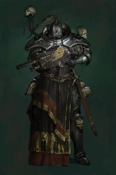 ArtStation - 246 Necromunda Art, Dark Heresy, Steampunk Character, Space Knight, 40k Art, Alien Character, Warhammer 40k Art, Warhammer Art, Warhammer 40k Artwork