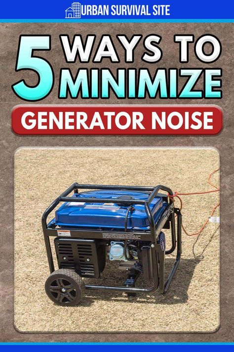 Generators are very noisy, and there are several reasons this could be a problem. Thankfully, there are a few great ways to minimize generator noise. How To Silence A Generator, Generator Shed Ideas, Thermoelectric Generator, Generator Shed, Urban Survival Kit, Generator Box, Emergency Generator, Homemade Generator, Off Grid Survival